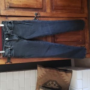 Men's American Eagle Next Level Stretch Black Wash Denim Jeans 26 x 28